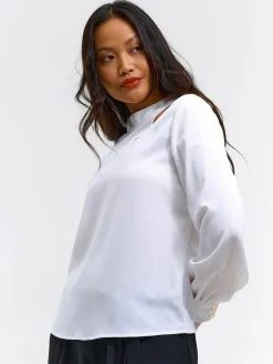 GATE Damska bluzka z długim rękawem| Koszulki I Topy·Topy|Koszulki I Topy·Bluzki