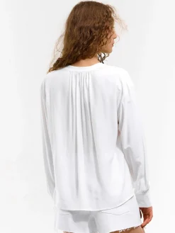 GATE Damska bluzka z długim rękawem| Koszulki I Topy·Bluzki