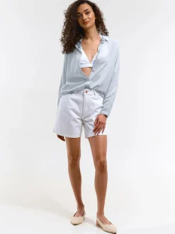 GATE Damska bluzka z długim rękawem| Koszulki I Topy·Bluzki