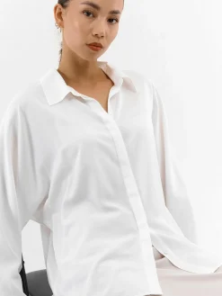 GATE Damska bluzka z długim rękawem| Koszulki I Topy·Bluzki