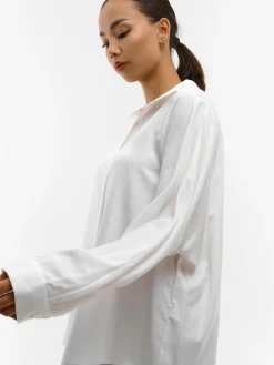 GATE Damska bluzka z długim rękawem| Koszulki I Topy·Bluzki