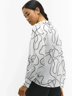 GATE Damska bluzka z nadrukiem| Koszulki I Topy·Bluzki