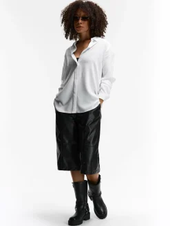 GATE Damska bluzka z wiskozy| Koszulki I Topy·Bluzki