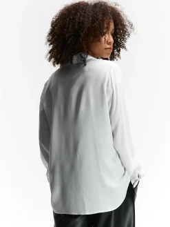 GATE Damska bluzka z wiskozy| Koszulki I Topy·Bluzki