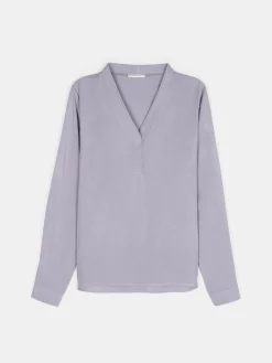 GATE Damska bluzka z wiskozy| Koszulki I Topy·Bluzki