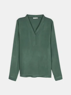 GATE Damska bluzka z wiskozy| Koszulki I Topy·Bluzki