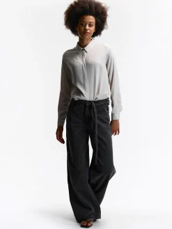 GATE Damska bluzka z wiskozy| Koszulki I Topy·Bluzki