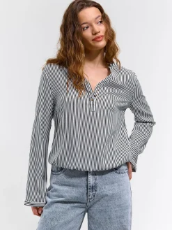 GATE Damska bluzka z wiskozy| Koszulki I Topy·Bluzki