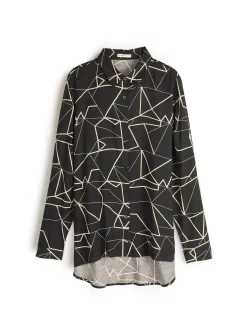 GATE Damska bluzka z wiskozy| Koszulki I Topy·Bluzki