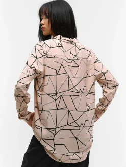 GATE Damska bluzka z wiskozy| Koszulki I Topy·Bluzki