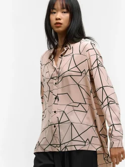 GATE Damska bluzka z wiskozy| Koszulki I Topy·Bluzki