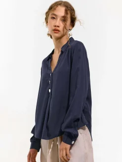 GATE Damska bluzka z wiskozy| Koszulki I Topy·Bluzki