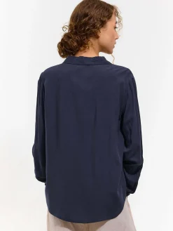 GATE Damska bluzka z wiskozy| Koszulki I Topy·Bluzki