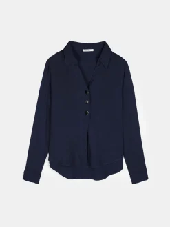 GATE Damska bluzka z wiskozy| Koszulki I Topy·Bluzki