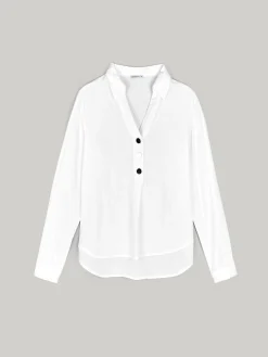 GATE Damska bluzka z wiskozy| Koszulki I Topy·Bluzki