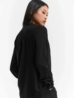 GATE Damska bluzka z wiskozy| Koszulki I Topy·Bluzki