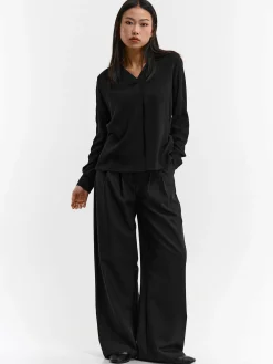 GATE Damska bluzka z wiskozy| Koszulki I Topy·Bluzki