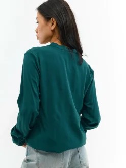 GATE Damska bluzka z wiskozy| Koszulki I Topy·Bluzki