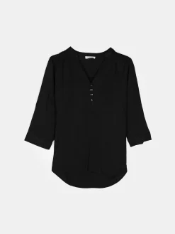 GATE Damska bluzka z wiskozy| Koszulki I Topy·Bluzki