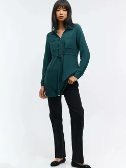 GATE Damska długa bluzka| Koszulki I Topy·Bluzki