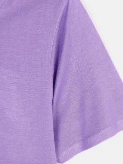 GATE Damska koszulka basic z wiskozy o luźnym kroju|Dzieci Maternity