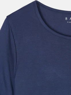 GATE Damska koszulka basic z wiskozy o luźnym kroju|Dzieci Maternity