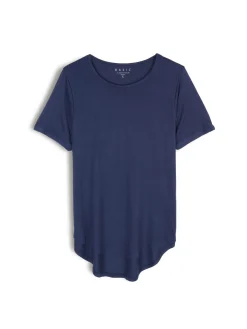 GATE Damska koszulka basic z wiskozy o luźnym kroju|Dzieci Maternity