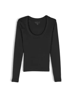 GATE Damska koszulka z długim rękawem| Koszulki I Topy·Koszulki