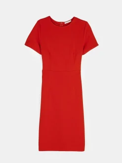 GATE Damska mini sukienka z krótkim rękawem| Kategorie·Sukienki