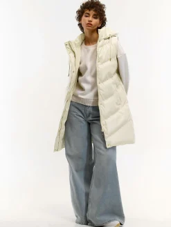 GATE Damska skórzana kamizelka zimowa| Kurtki I Płaszcze·Kamizelki|Kurtki I Płaszcze·Pikowana Kurtka