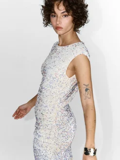 GATE Damska sukienka koktajlowa z cekinami| Kategorie·Sukienki