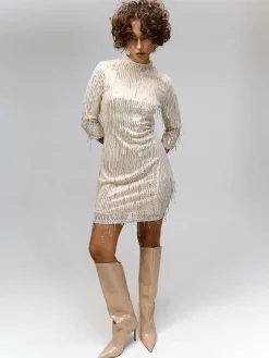 GATE Damska sukienka koktajlowa z cekinami| Kategorie·Sukienki