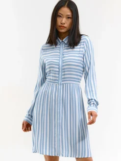 GATE Damska sukienka koszulowa z wiskozy| Kategorie·Sukienki