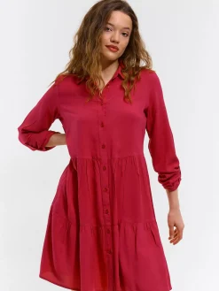 GATE Damska sukienka koszulowa| Kategorie·Sukienki