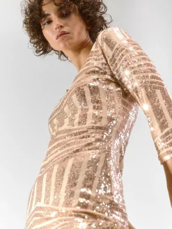 GATE Damska sukienka mini z cekinami| Kategorie·Sukienki