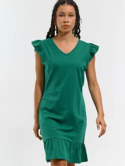 GATE Damska sukienka mini z falbanką| Kategorie·Sukienki