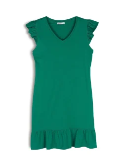 GATE Damska sukienka mini z falbanką| Kategorie·Sukienki