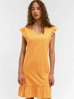 GATE Damska sukienka mini z falbanką| Kategorie·Sukienki