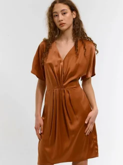 GATE Damska sukienka satynowa| Kategorie·Sukienki