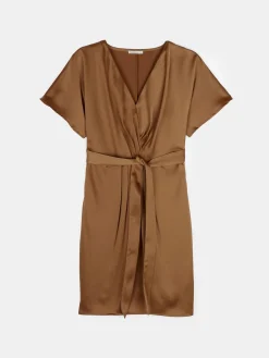 GATE Damska sukienka satynowa| Kategorie·Sukienki