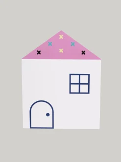 GATE Dekoracja ścienna domu (25 x 19,5 x 0,7 cm)|Dzieci Pokój Dziecięcy