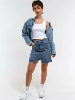 GATE Denimowa spódnica mini| Kategorie·Spódnice ☀️