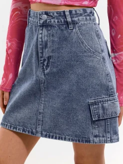 GATE Denimowa spódnica mini| Kategorie·Spódnice ☀️