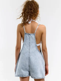 GATE Denimowe spodenki na szelkach| Spodnie·Spodenki ☀️