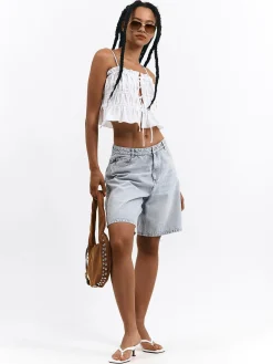 GATE Denimowe szorty| Spodnie·Spodenki ☀️