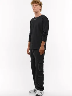 GATE Dżersejowa koszulka| Koszulki·Koszulki Z Długim Rękawem|Koszulki·Basic Koszulki I Podkoszulki