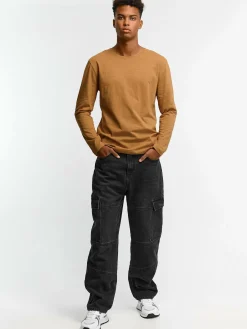 GATE Dżersejowa koszulka| Koszulki·Koszulki Z Długim Rękawem|Koszulki·Basic Koszulki I Podkoszulki