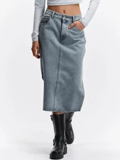 GATE Dżinsowa spódnica midi| Kategorie·Spódnice ☀️