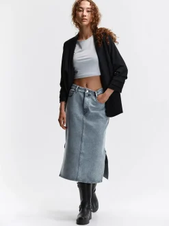 GATE Dżinsowa spódnica midi| Kategorie·Spódnice ☀️