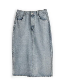 GATE Dżinsowa spódnica midi| Kategorie·Spódnice ☀️